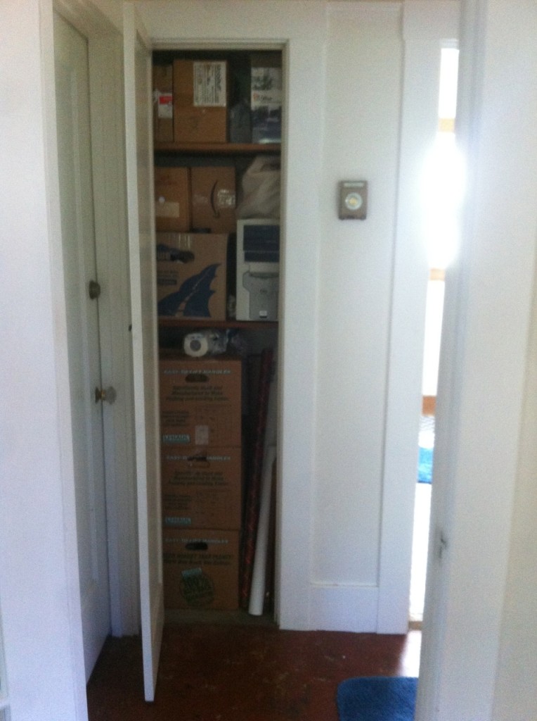 Hall closet