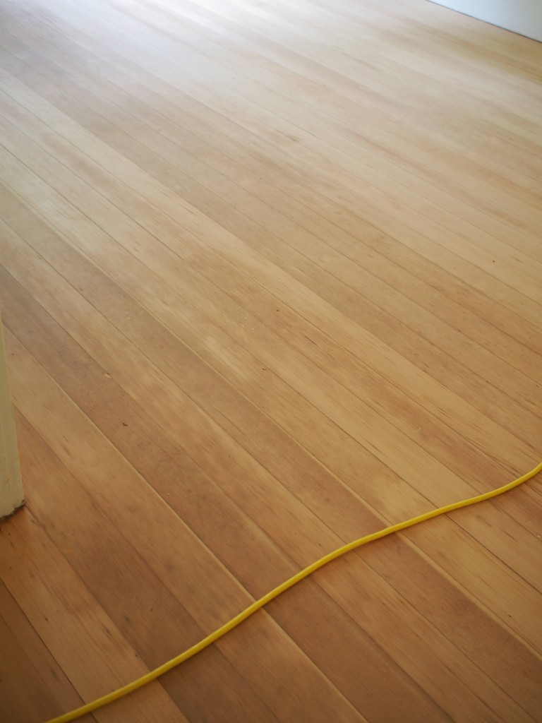 Bedroom sans yellow paint and dog pee scents