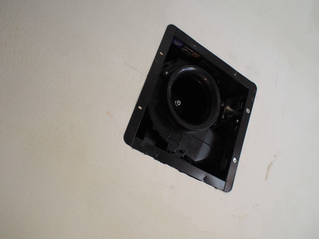 Ceiling Fan in the bathroom