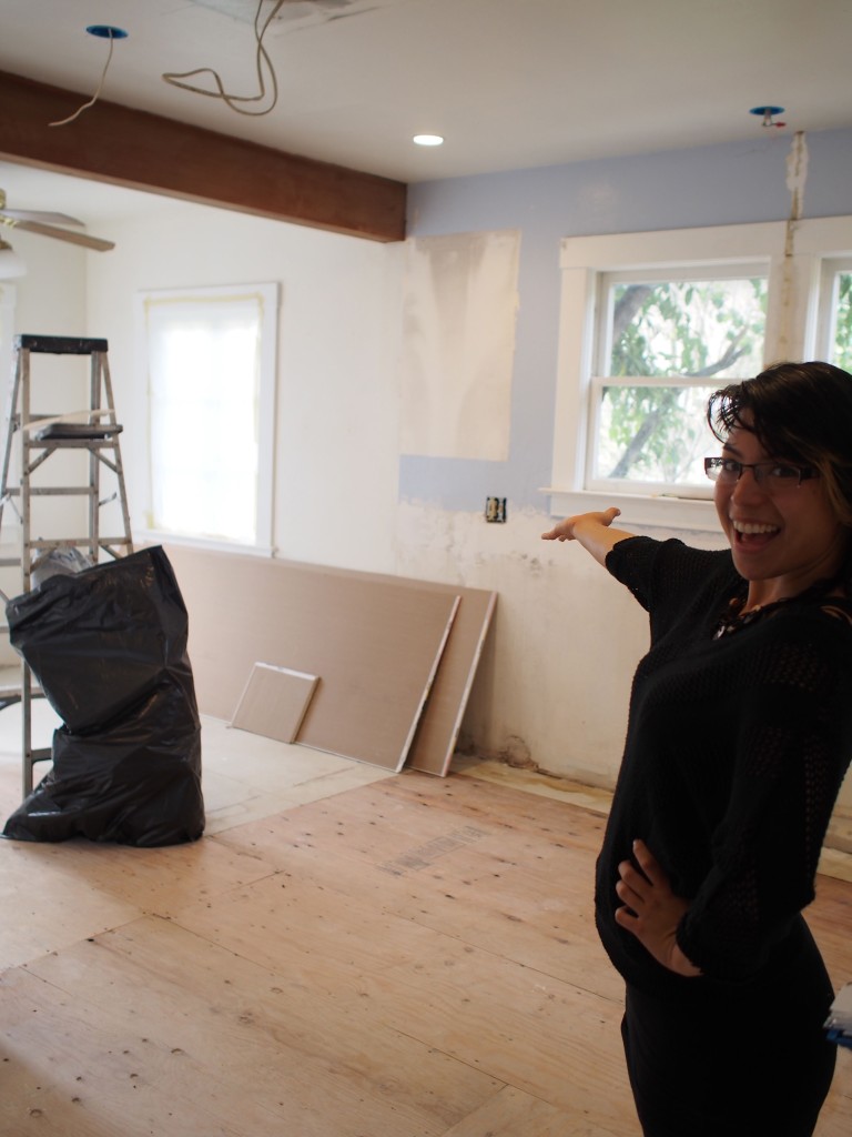 The lovely Naomi showcasing the new lights